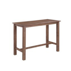 4 Foot Bistro Style Bar Table with (4) Blue Bar Stools Rental